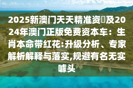 2025新澳門天天精準資枓及2024年澳門正版免費資本車：生肖本命帶紅花:升級分析、專家解析解釋與落實,規(guī)避有名無實噱頭