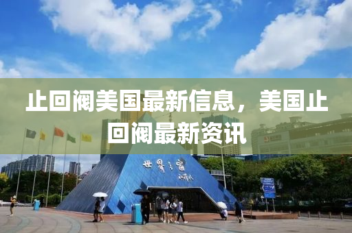 止回閥美國最新信息，美國止回閥最新資訊